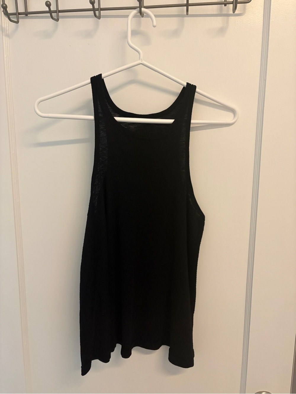 Free People Black Racerback Tank Top